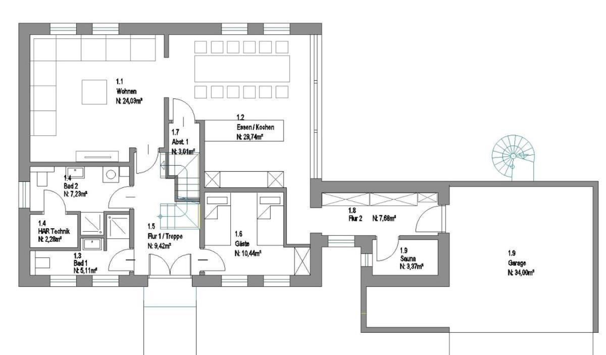 Fh Magnolia Fuer 12 Pers. Mit Terrasse + Dachterasse Villa บอร์น ภายนอก รูปภาพ
