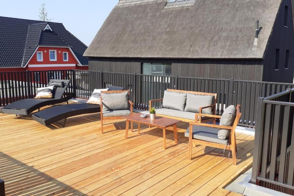Fh Magnolia Fuer 12 Pers. Mit Terrasse + Dachterasse Villa บอร์น ภายนอก รูปภาพ